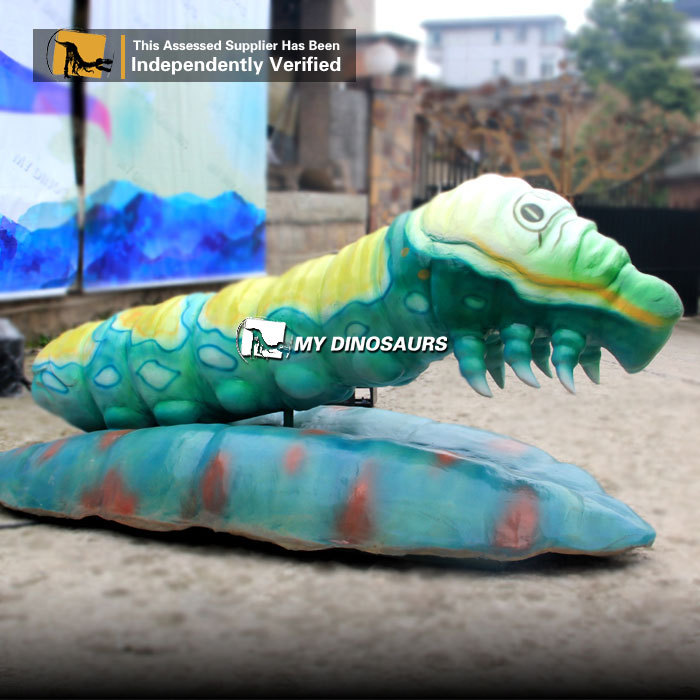 工厂制作-定制大号仿真毛毛虫模型 主题昆虫标本展览用装饰摆件