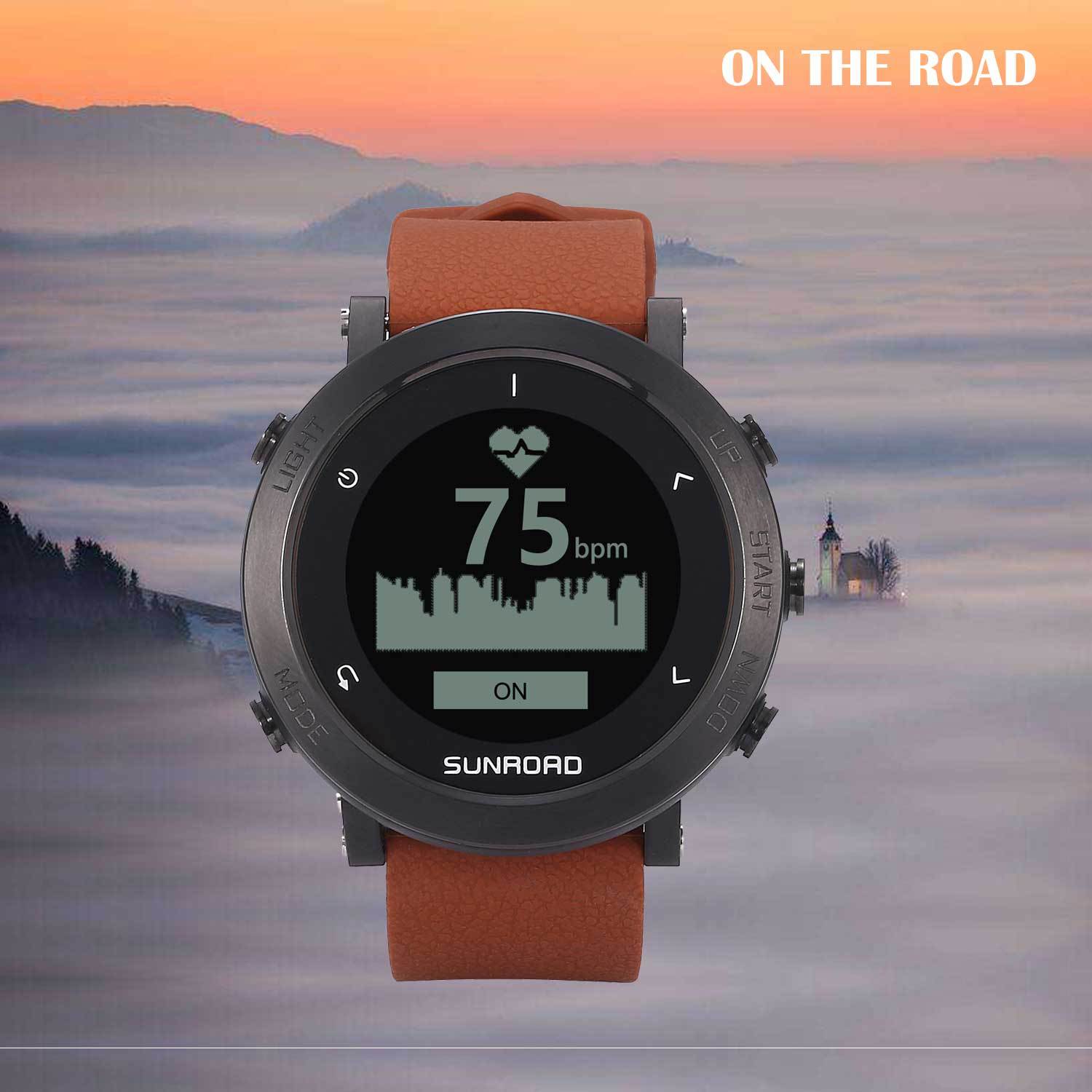 gps运动手表跑步马拉松铁人三项登山指南针防水男士电子智能手表