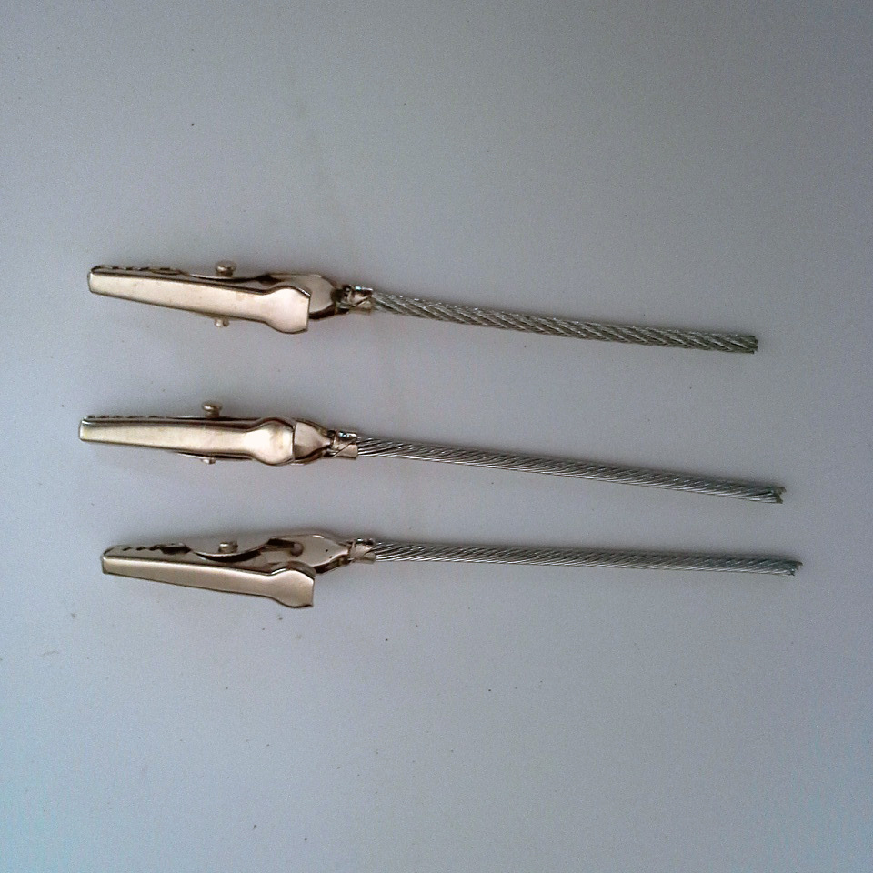 厂家供应电工夹 一字鸭嘴夹 鳄鱼夹五金夹子电瓶夹电线夹带钢丝