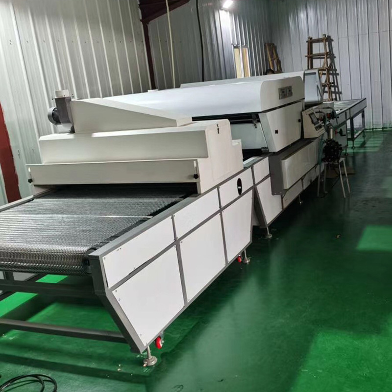 渗墨大板全自动uv滚涂膜压机实木板材uv涂装线竹木纤维板uv淋涂机