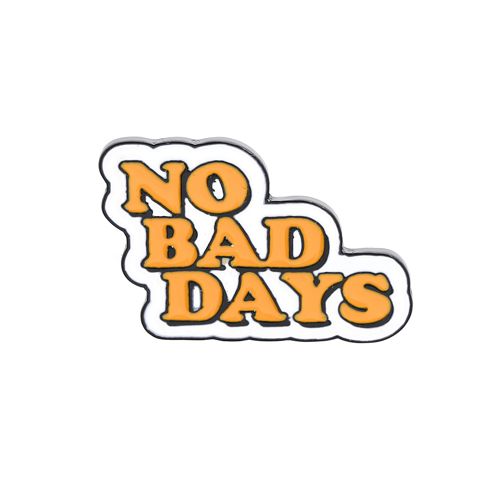 wish欧美创意文字广告牌 i believe七彩水滴店铺牛仔徽章胸针配饰