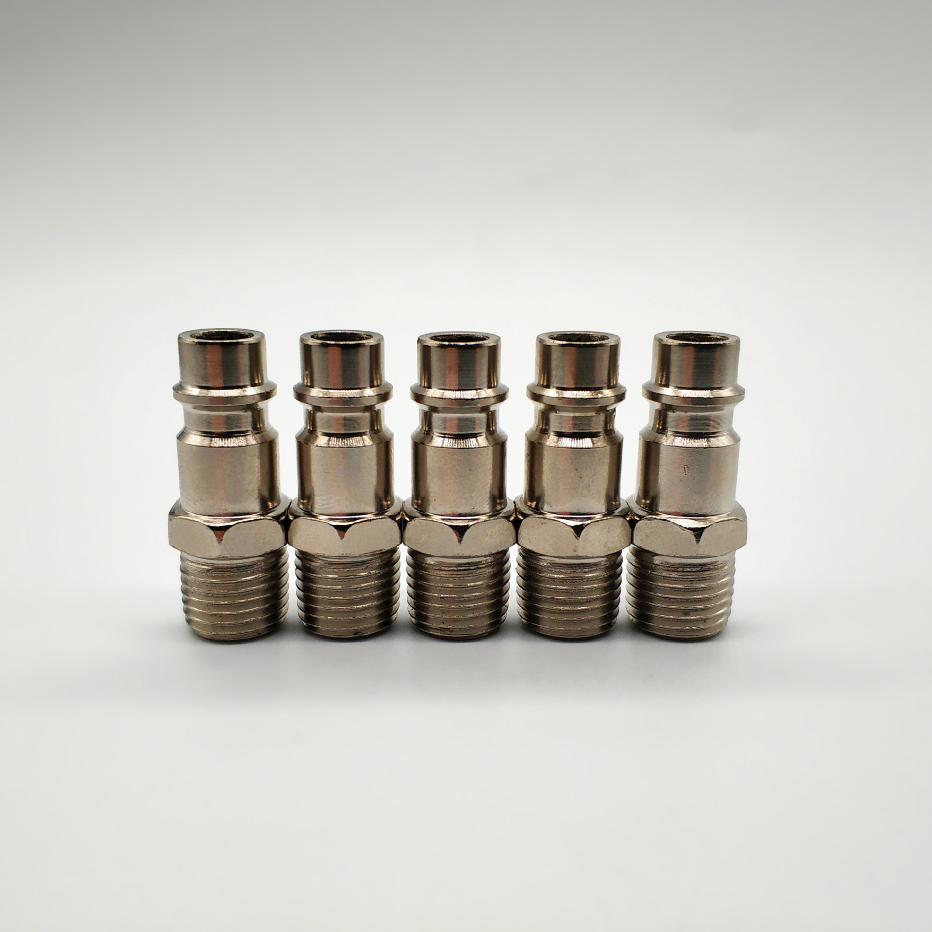 厂家直销德式欧式快速接头1/4外牙插芯外螺纹空压机气动接头