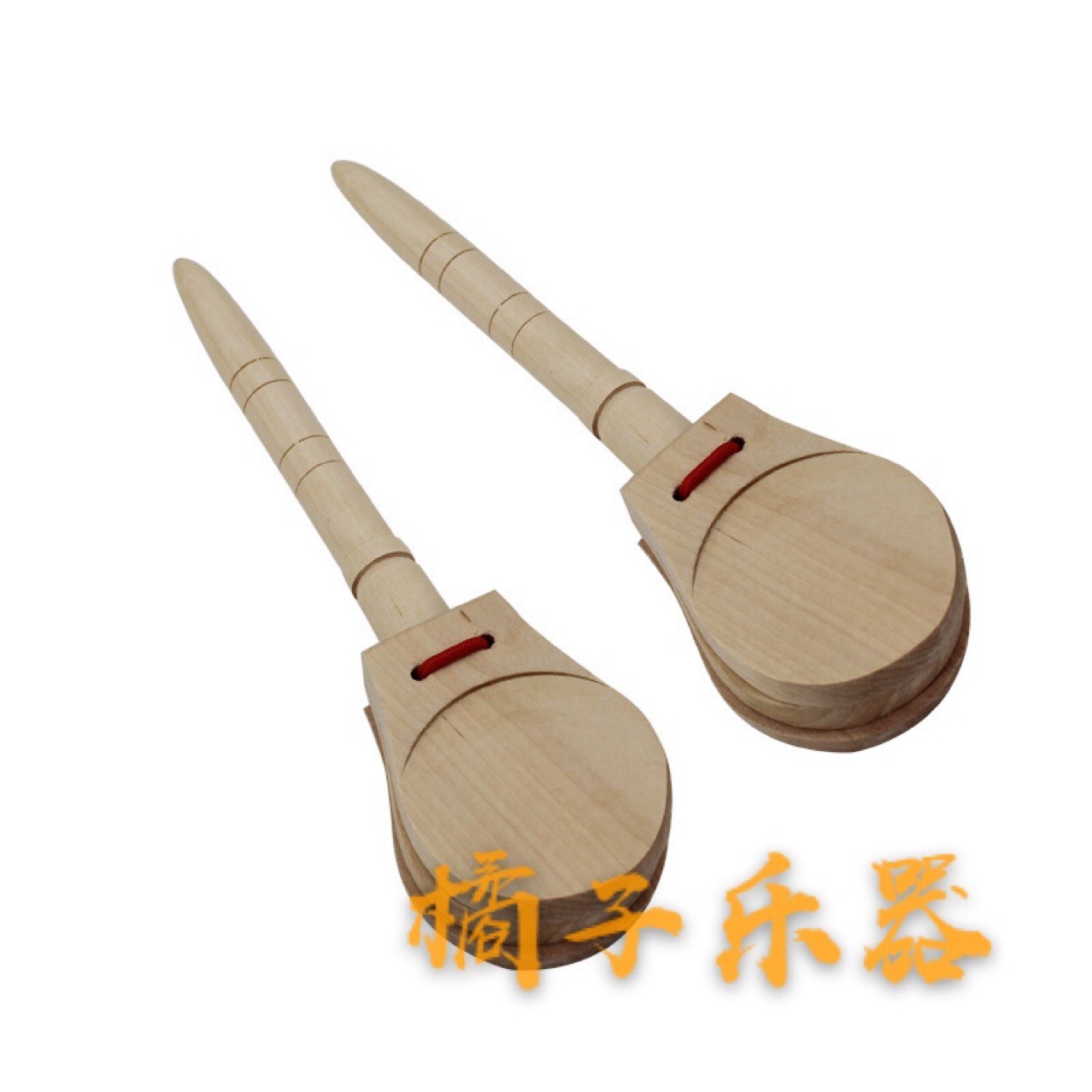 奥尔夫乐器长柄三响板 三响板婴幼儿早教益智玩具手抓三响板