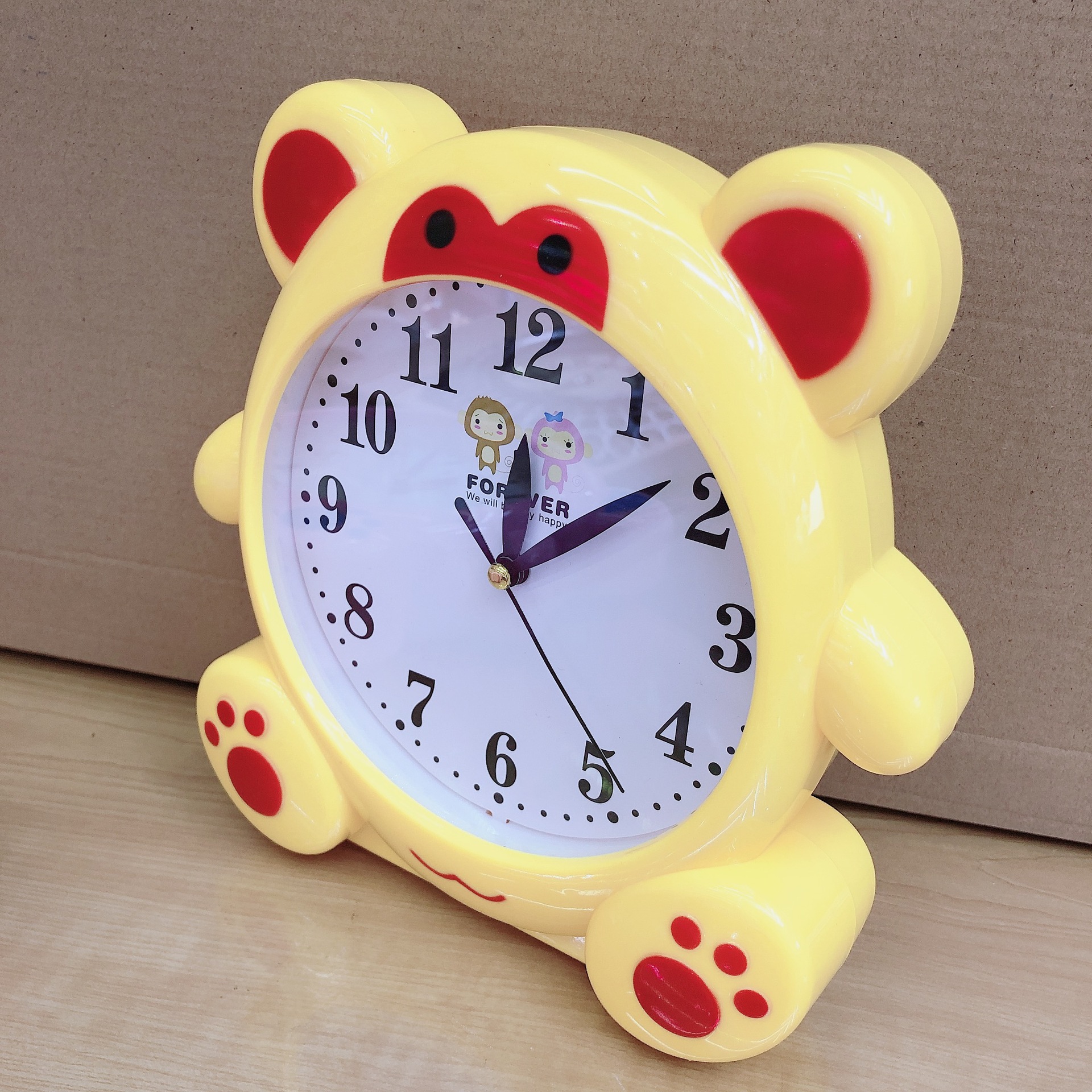 特大号卡通造型闹表 儿童学生礼品摆钟 客厅卧室挂钟 懒人-阿里巴巴