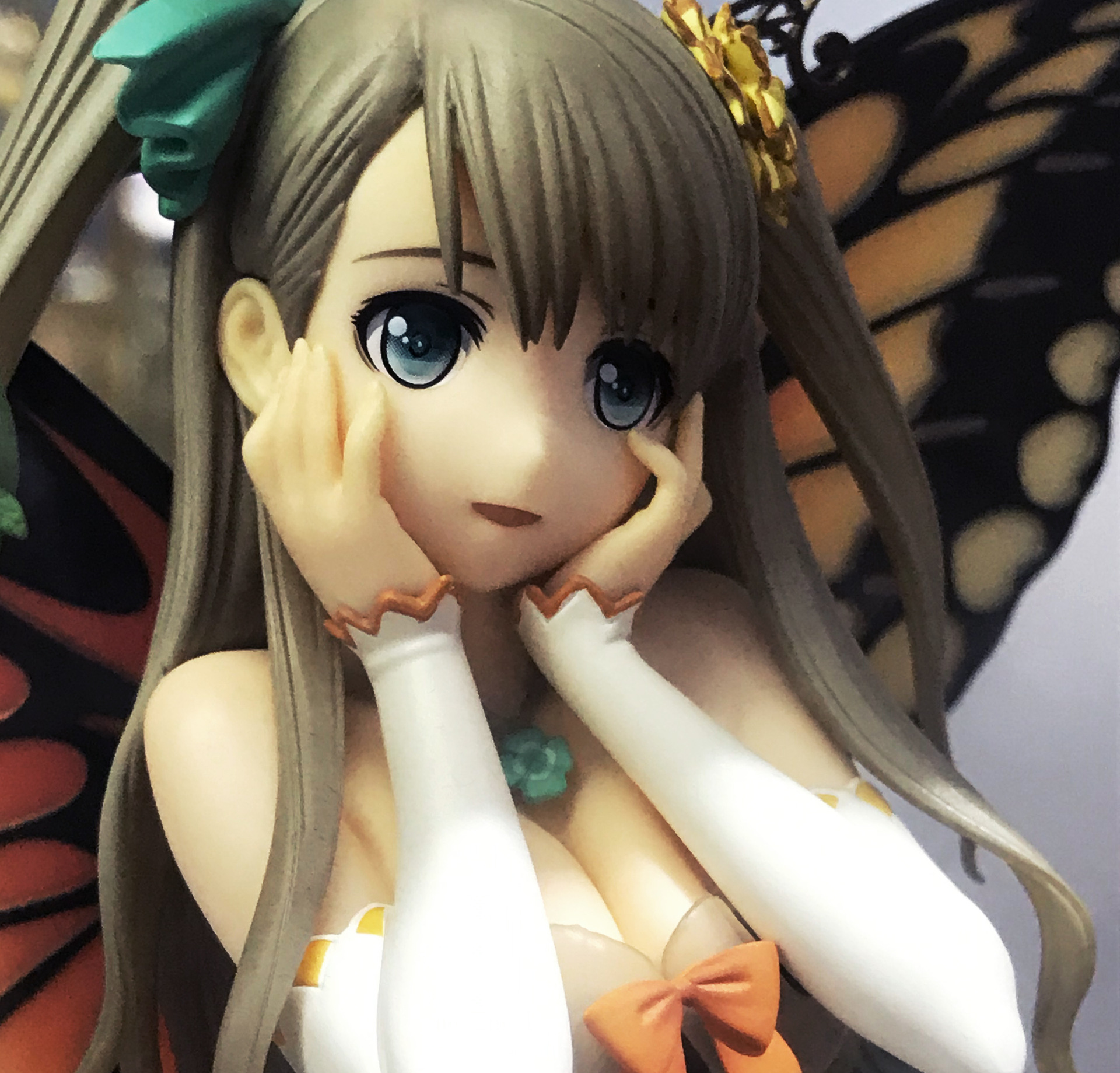 pvc蝴蝶翅膀卡通美少女日本动漫周边美少女摆件创意礼品厂家定制