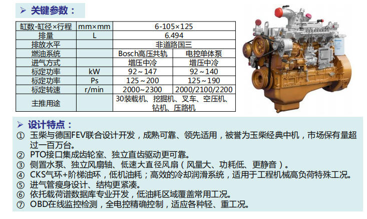 30装载机玉柴发动机柴油机yc6j125-t3