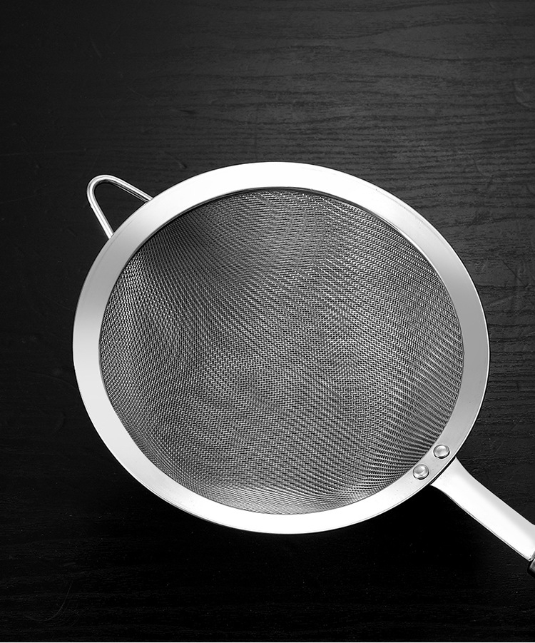 家用304不锈钢漏网勺超细果汁豆浆过滤网筛中药婴儿辅食厨房工具