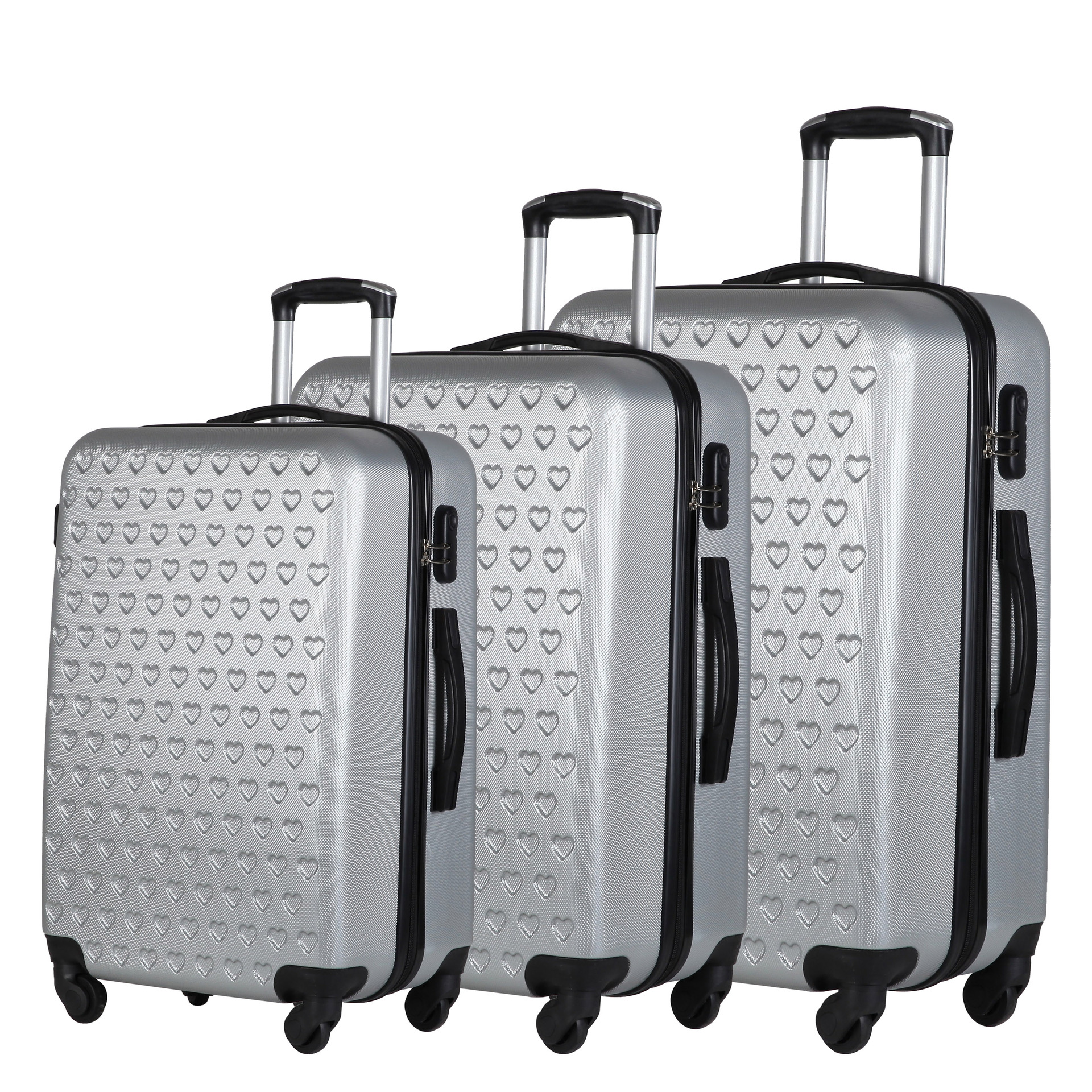 拉杆箱abs草莓万向轮字母行李箱爱心款式旅行箱礼品箱包密码箱