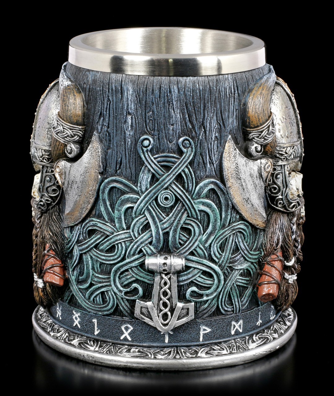 中世纪啤酒杯 北欧维京海盗咖啡杯马克杯 酒吧大容量杯扎啤杯