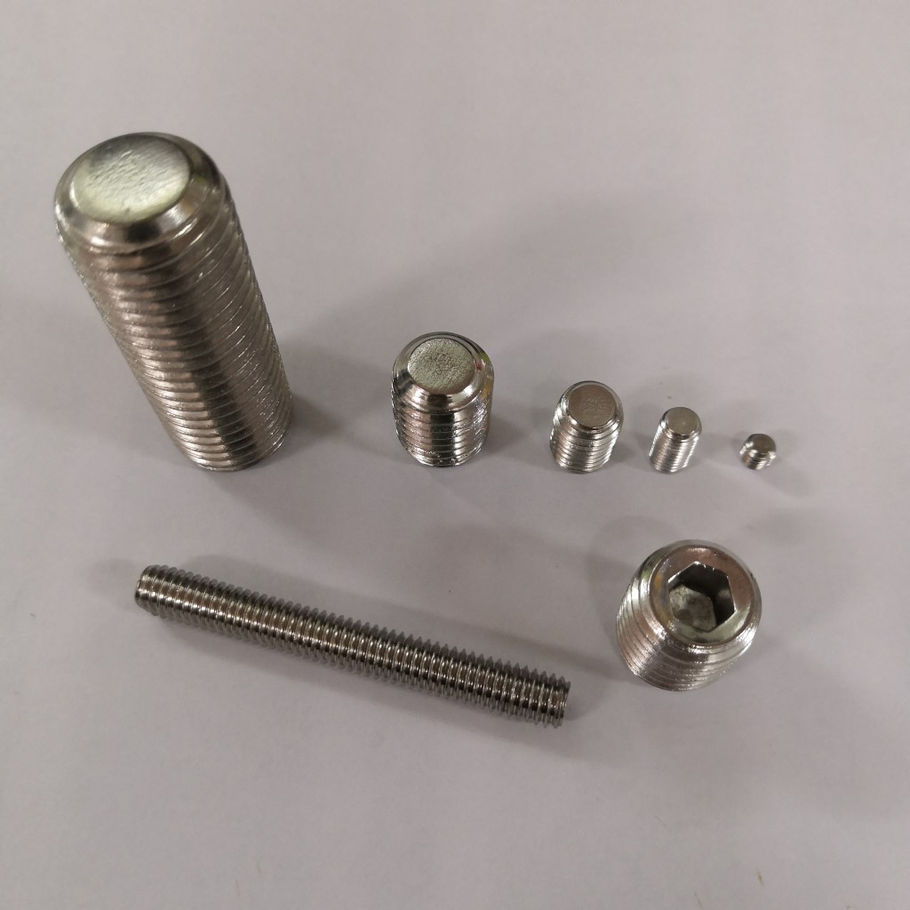 sus304现货m5m6m8m10无头内六角紧定止付机米螺丝现货