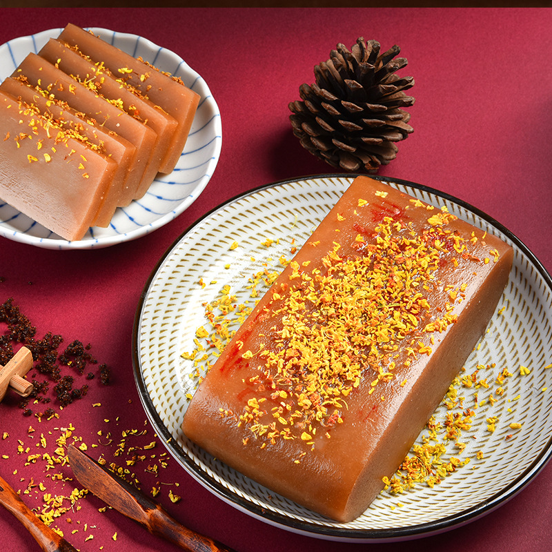 穆桂英江南糕点类美食桂花糕无锡特产传统糕点真空糯米年糕