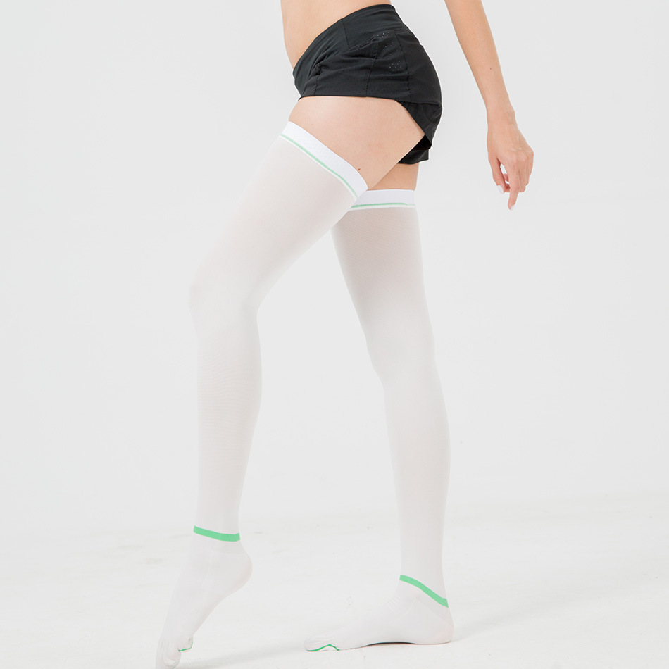 Silicone Non-Slip Stockings Thrombosis Socks Veins Socks over the Knee Thigh Compression Stockings Health Care Stretch Socks Nurse Socks Men and Women