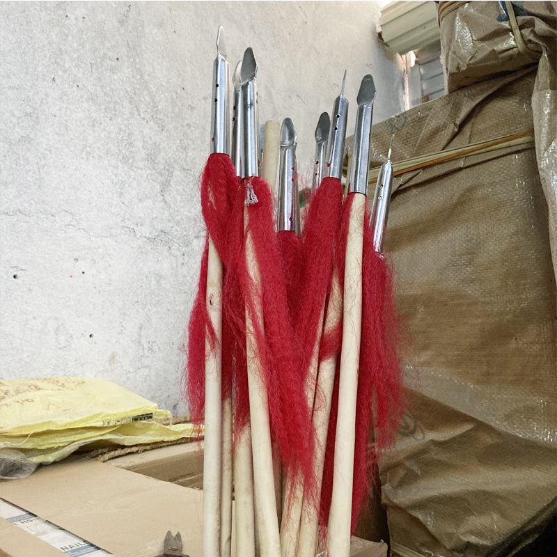 白蜡杆红缨枪霸王枪武术枪赵子龙长枪红樱枪头长1.8米太极大枪