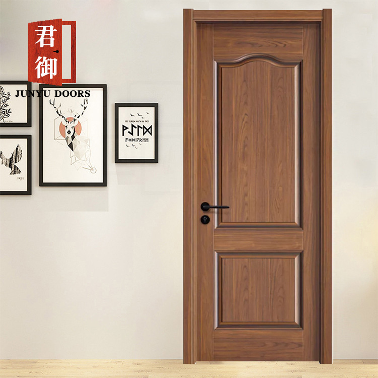 简约夹板全木实木室内平开免漆隔音复合生态门厂卧室房间门