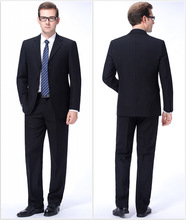 2022新款男式西服套装中年男士三粒扣商务工作礼服西服套装