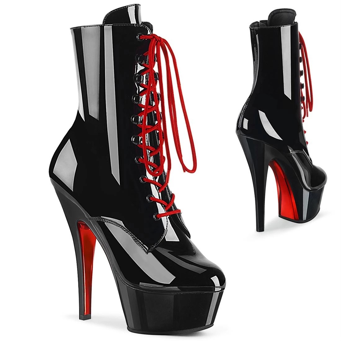 20cm 鞋面材质:pu 漆皮 鞋底材质:abs 可选颜色:黑   本店所有高跟鞋