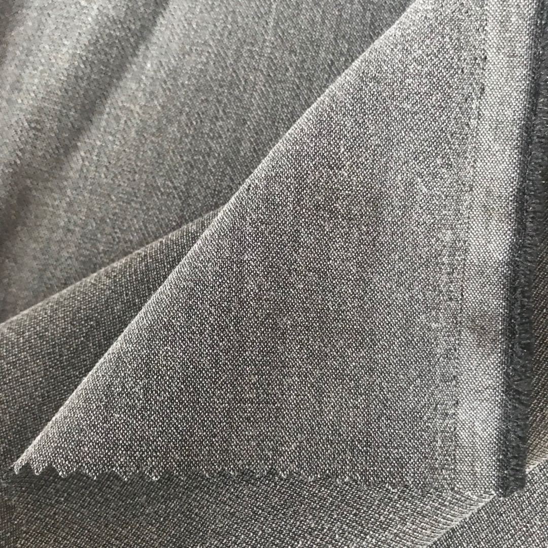 厂家直销 32s涤粘交织平纹tr四面弹面料 280g秋长裤风衣外套布料