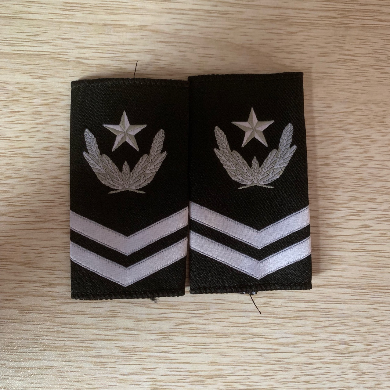 现货广东深圳保安肩章织唛安保执勤保卫护卫套肩量大从优可定做