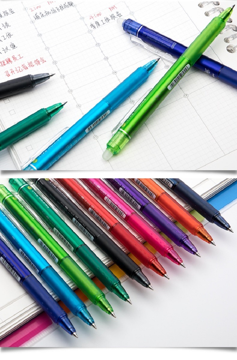 pilot日本百乐按动可擦笔摩磨擦lfbk-23ef百乐可擦水笔0.5mm