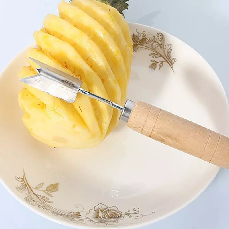 不锈钢菠萝铲 菠萝去眼器 菠萝神器 水果切 水果刀 甘蔗刀 菠萝夹