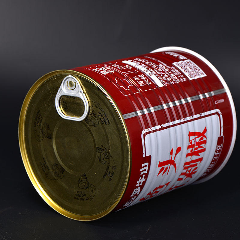 厂家批发定制马口铁鱼罐头 圆形滚筋易拉罐批发食品级金属罐