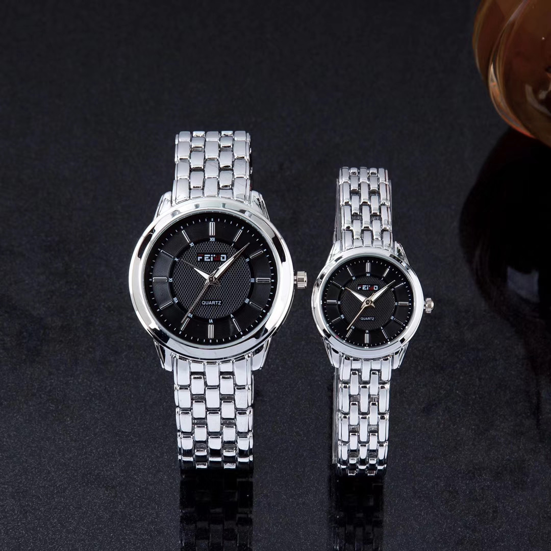 飞沃潮牌手表 情侣表 石英表一对手表夜光表礼品表促销表时尚手表