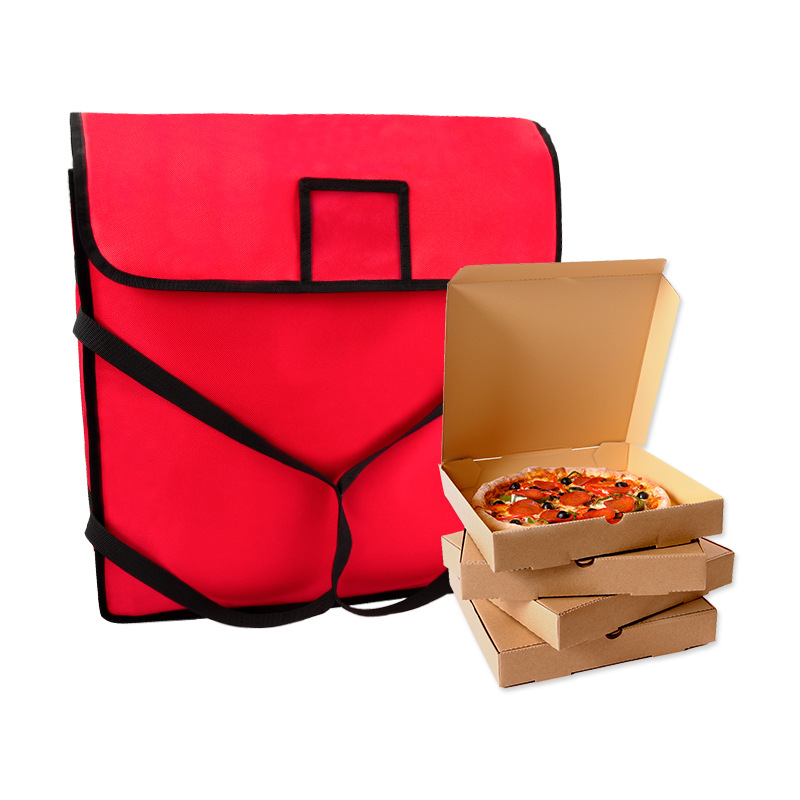 新款披萨外送包 手提送餐披萨外卖包 外卖披萨保温包 pizza包定制