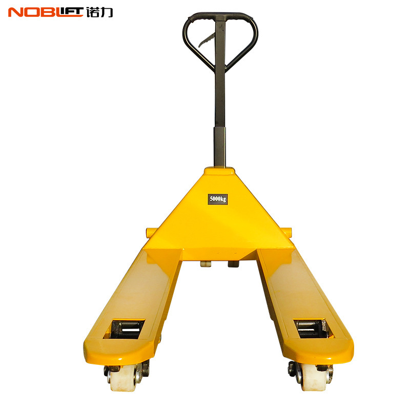 诺力叉车5吨手动液压搬运车手拉托盘车地牛手动重型加厚钢板叉车