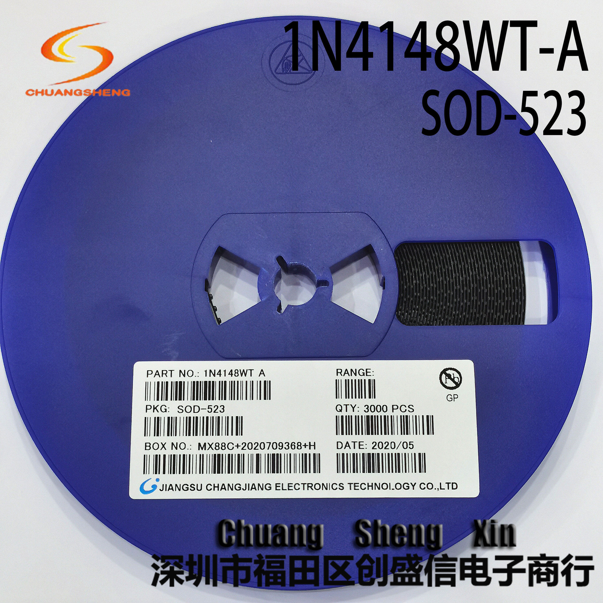 1n4148wt sod-523 丝印a 贴片开关二极管现货 厂家直销