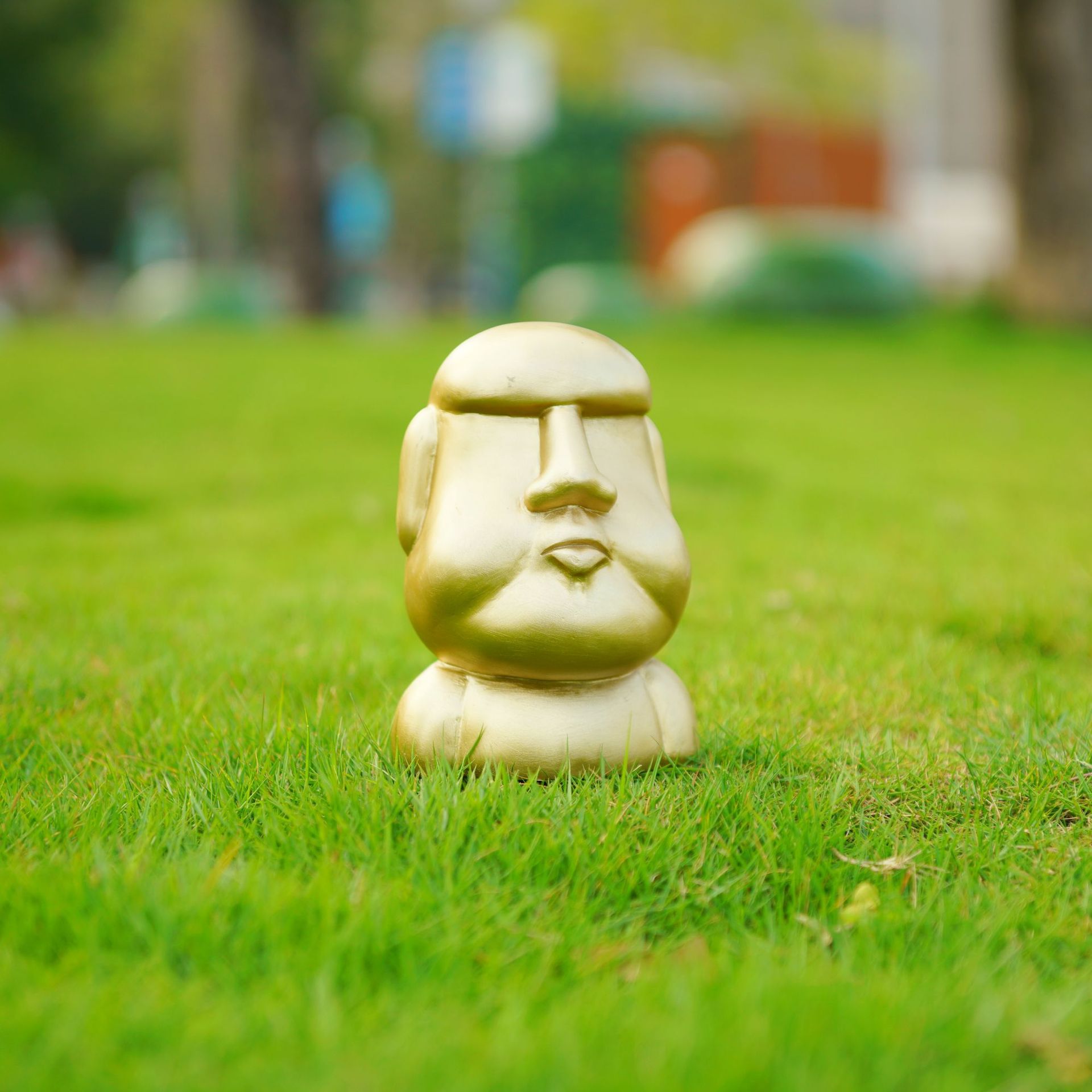 创意智利复活节岛摩艾moai石像人造型存钱罐储钱罐箱儿童礼物礼品