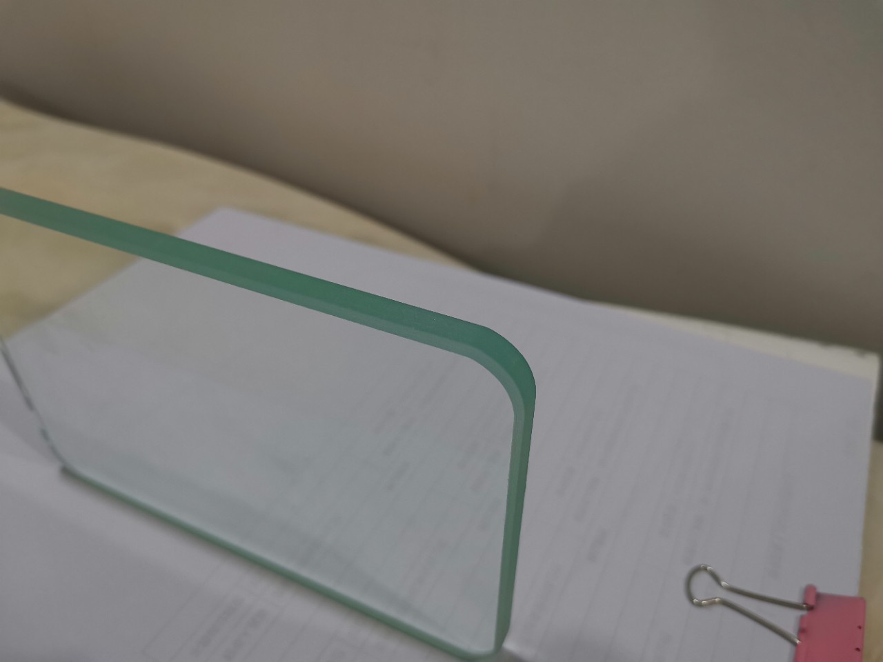 防爆玻璃方形倒角玻璃钢化玻璃