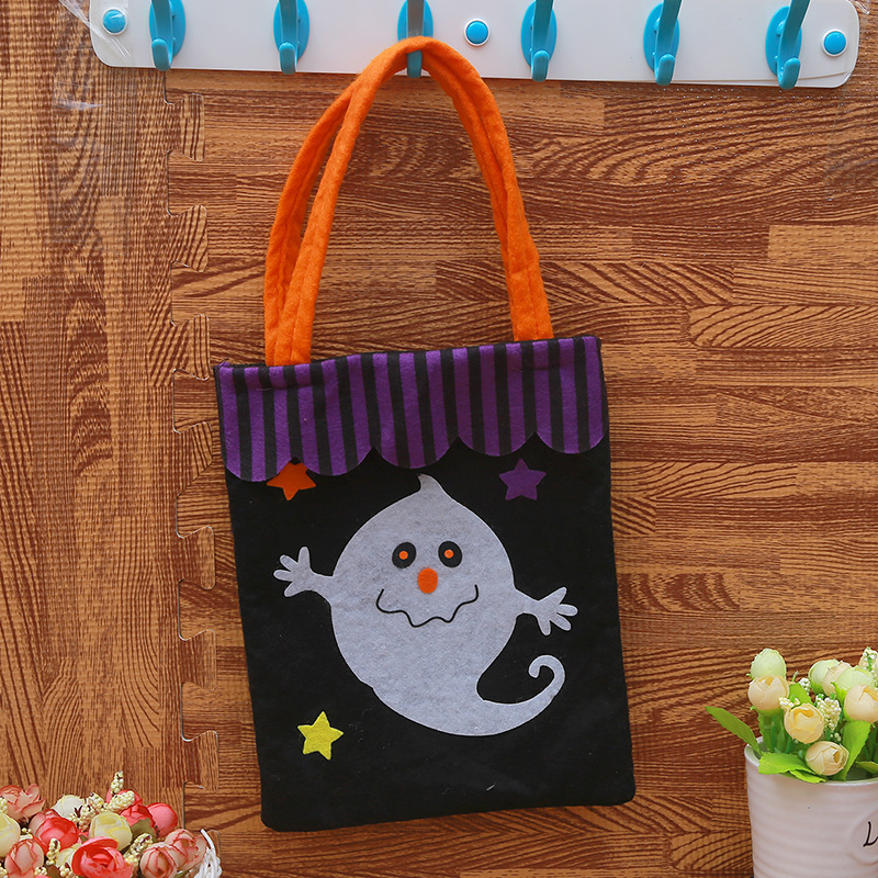 Ghost Festival Children's Gift Halloween Candy Bag Props Bag Factory Wholesale Halloween Portable Non-Woven Bag