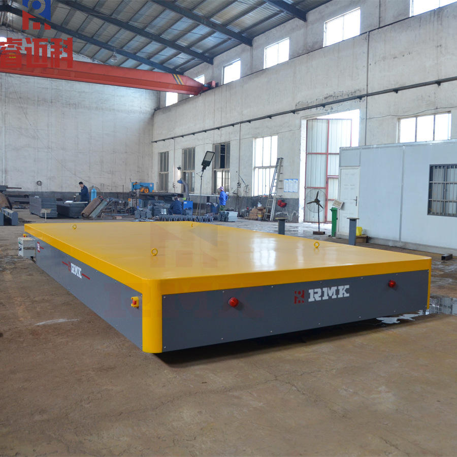 移动式车床无轨搬运车 大扭矩平板钢材型材运输过跨平车 搬运平台