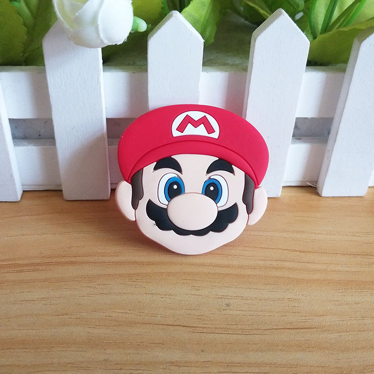 热款卡通pvc软胶材质手机支架美容包包diy手工配件厂家直销