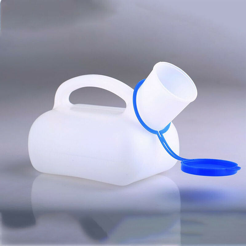 男用医用尿壶1000ml全新料pe尿壶 厂家直销带盖接尿壶