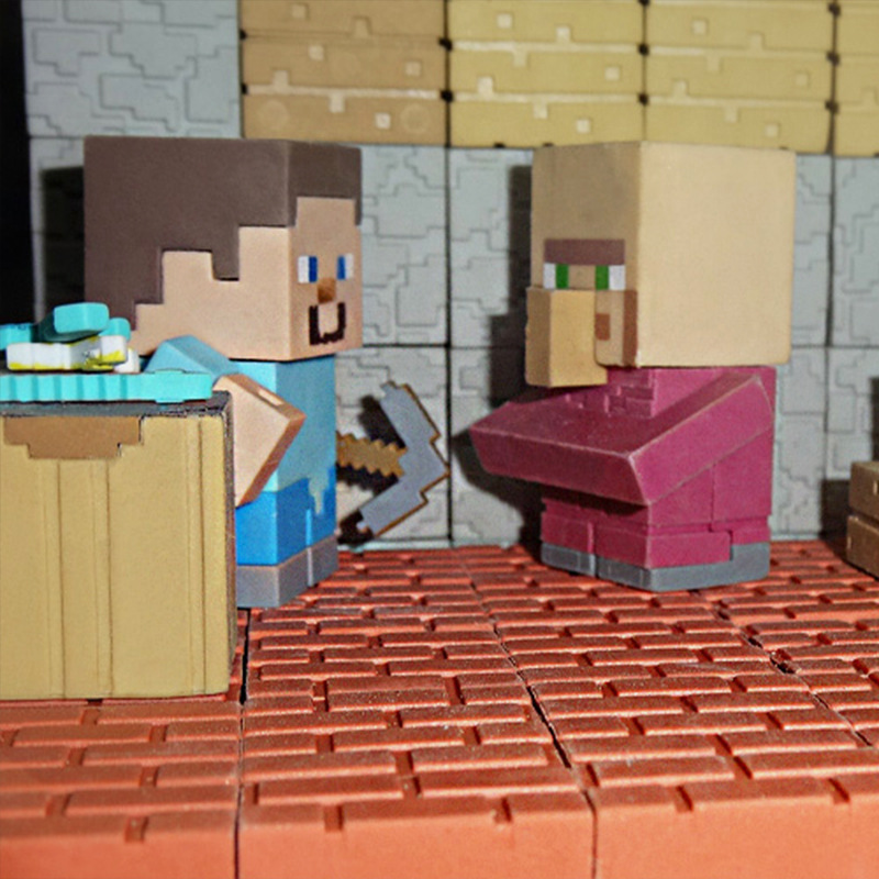 36成交0个厂家定 做儿童早教玩具积木我的世界橡皮擦学习文具用品3d