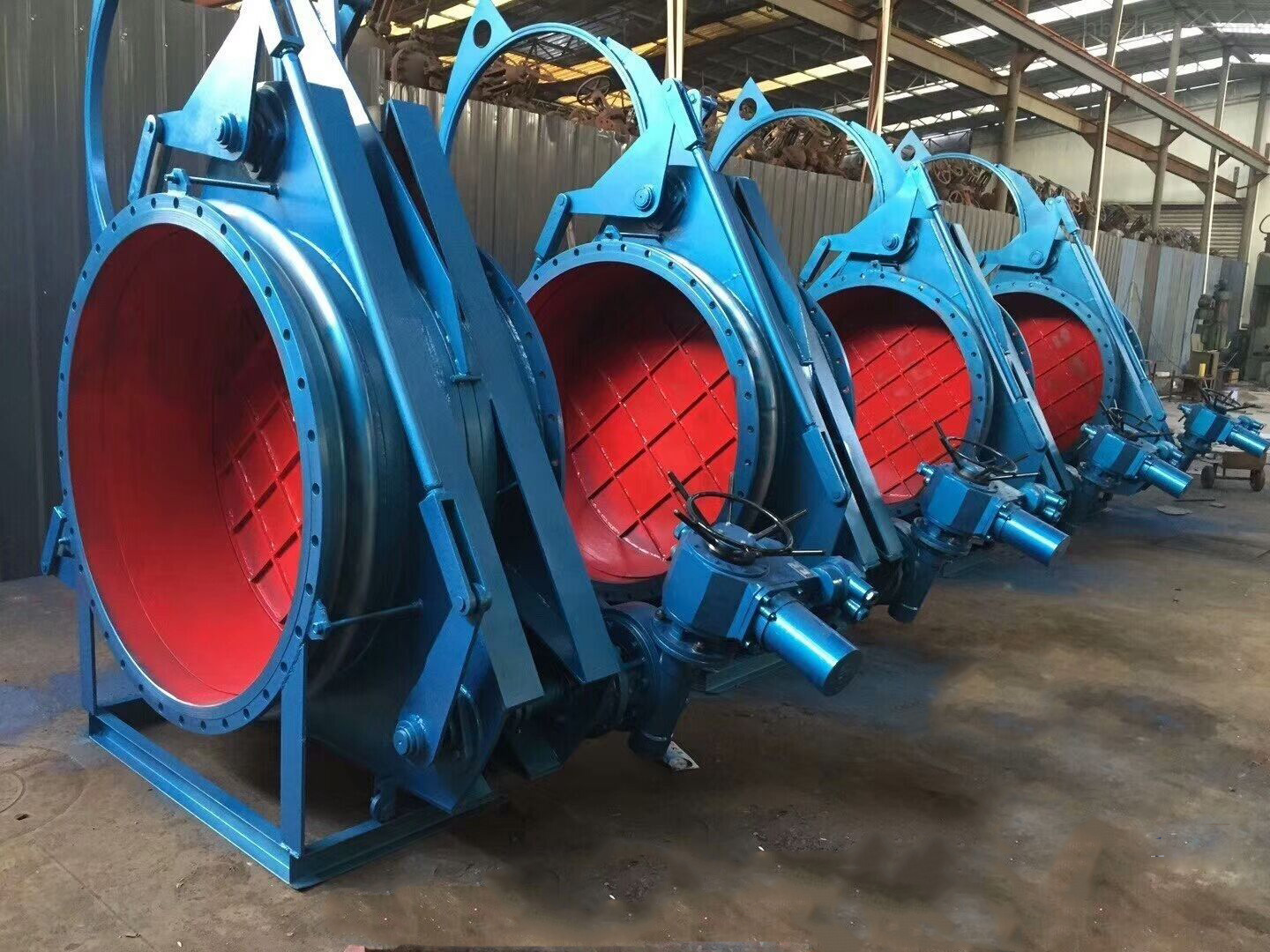 5c电动盲板阀dn400手动电动两用一体电动盲板阀dn500 450