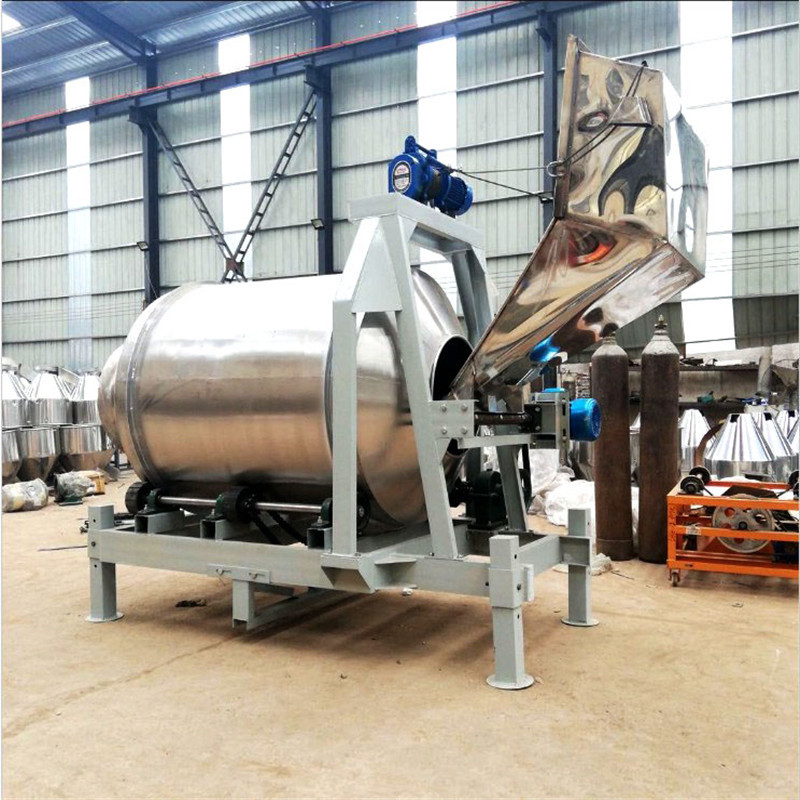 结构简单实用工化工饲料不锈钢滚筒搅拌机调料萝卜条不锈钢搅拌机