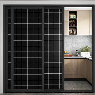 窗户全遮光黑色自粘贴纸不透光玻璃贴膜防走光浴室防晒遮阳窗花贴