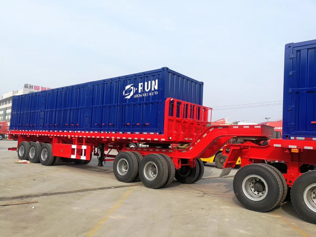 半挂列车,集装箱半挂拖车厂家价格,真正的运输航母