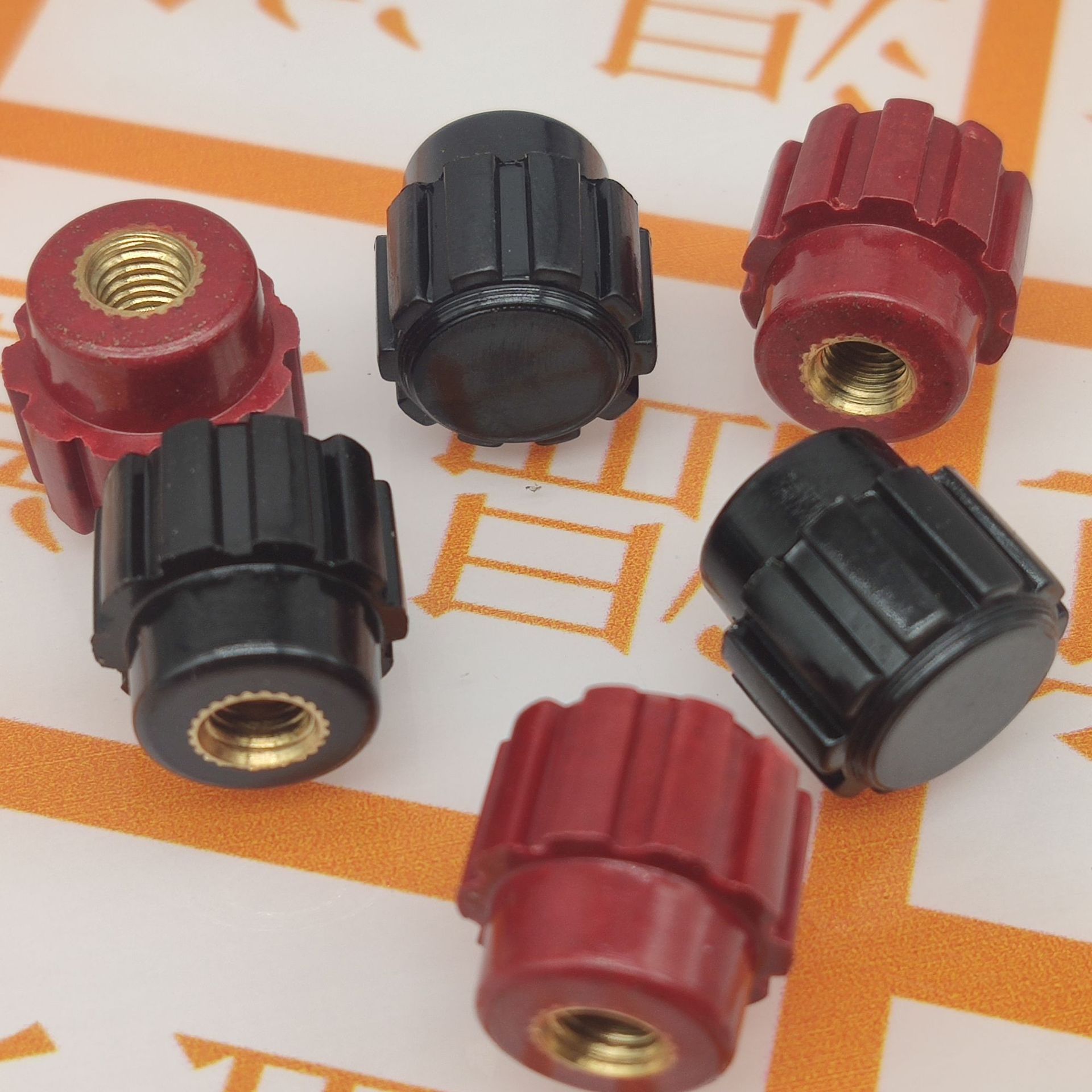 107接线柱 接线帽 逆变器配件 m5压线帽 电焊机 压线帽头5mm-阿里巴巴