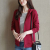 Sweater 2020 new pattern Spring and autumn season Korean Edition Easy Long sleeve Hooded Sportswear Versatile Cardigan Plush coat Sweater 2020 new pattern Spring and autumn season Korean Edition Easy Long sleeve Hooded Sportswear Versatile Cardigan Plush coat