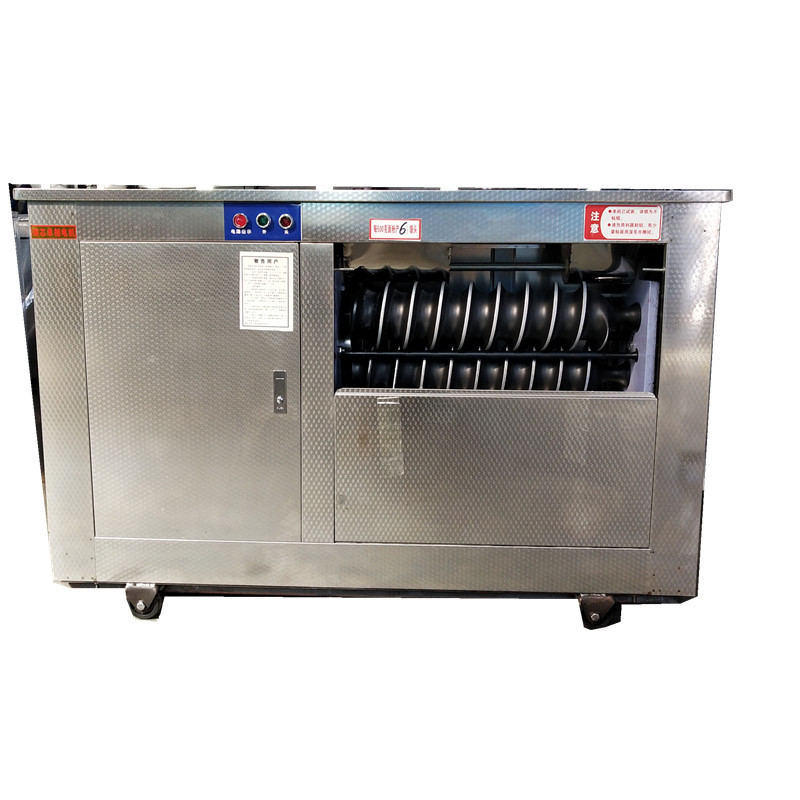 厂家直销对辊不沾面馒头机 商用不锈钢圆馒头机 锅贴馒头成型机