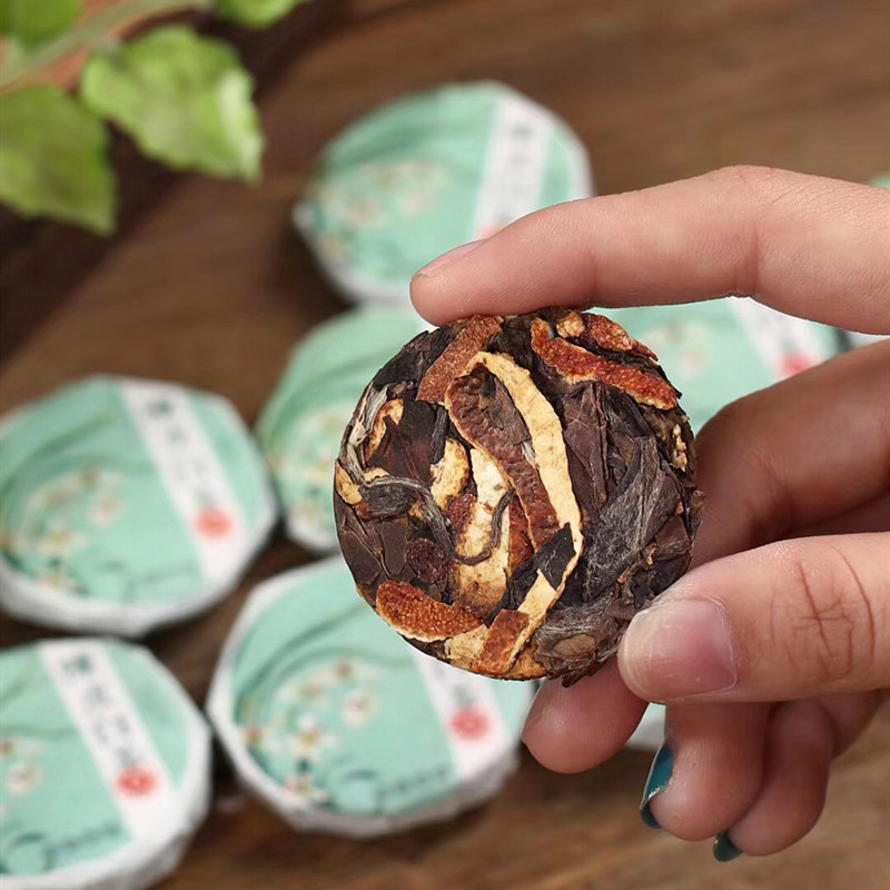 陈皮白茶新品小茶饼陈年福鼎老白茶饼干茶 一斤500g新会陈皮罐装