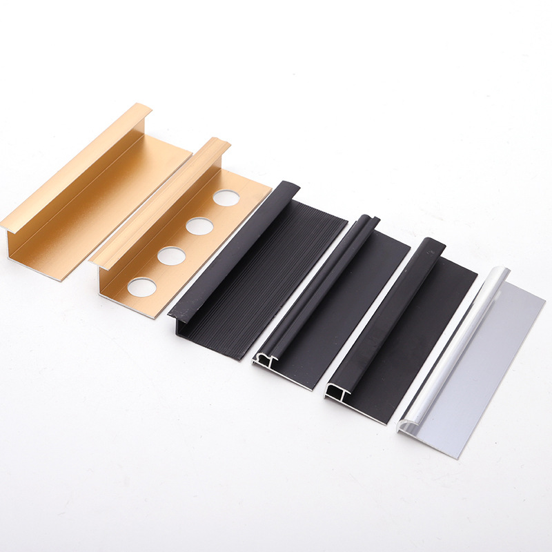 铝合金地毯压条 地毯收口哑金/哑黑压条门槛条多种颜色可来样定做