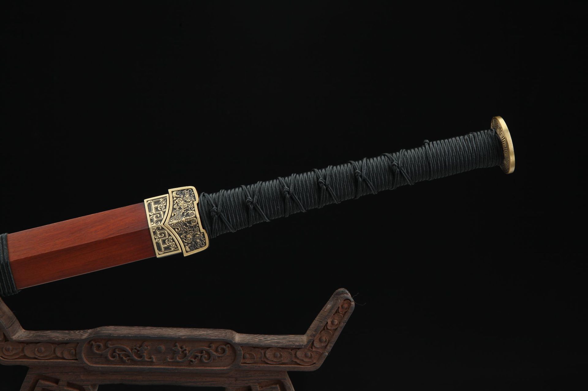 龙泉刀剑花纹钢一体工艺宝剑防身八面羽毛纹汉剑传统春秋剑未开刃