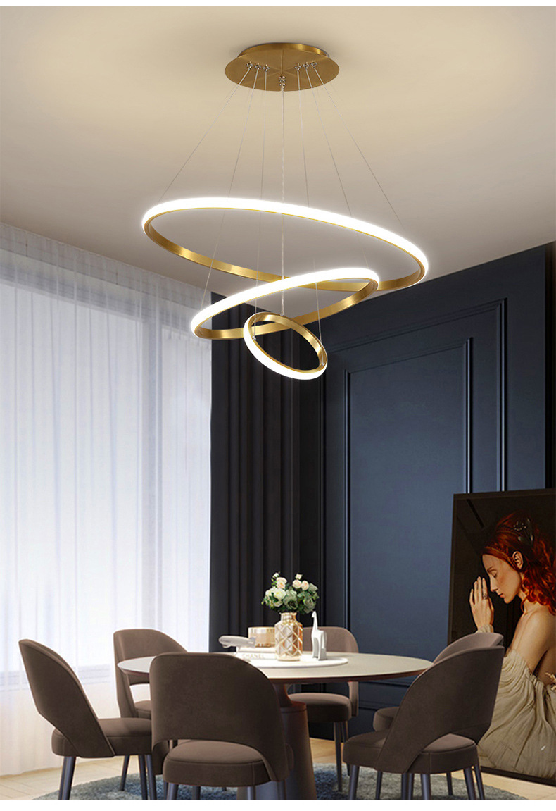 客厅吊灯2020年新款现代简约灯饰北欧灯具创意个性卧室餐厅灯吊灯