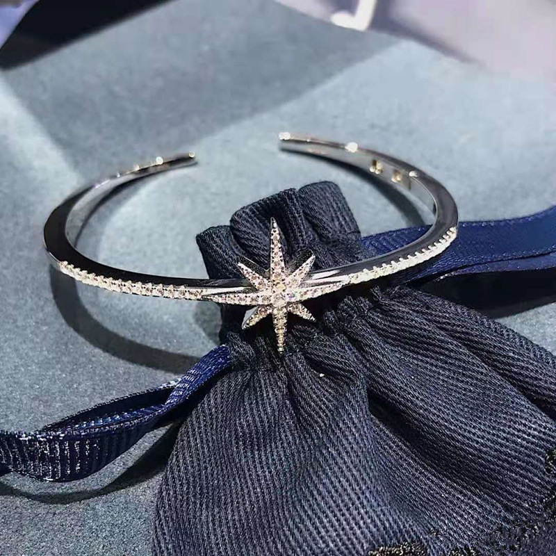 apm流星开口手镯女高级感气质福袋六芒星手环欧美爆款