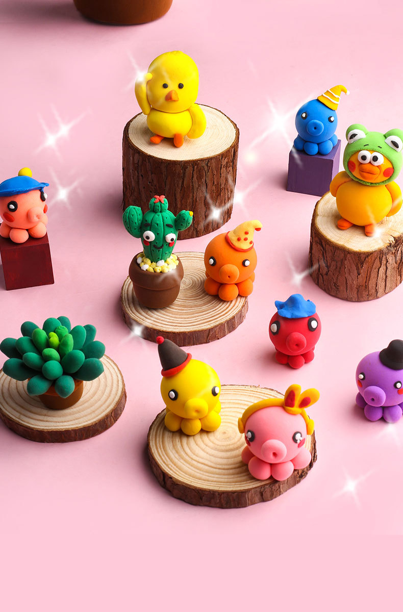 晨光文具超轻粘土24色粘土超级飞侠儿童小学生玩具03979轻质彩泥