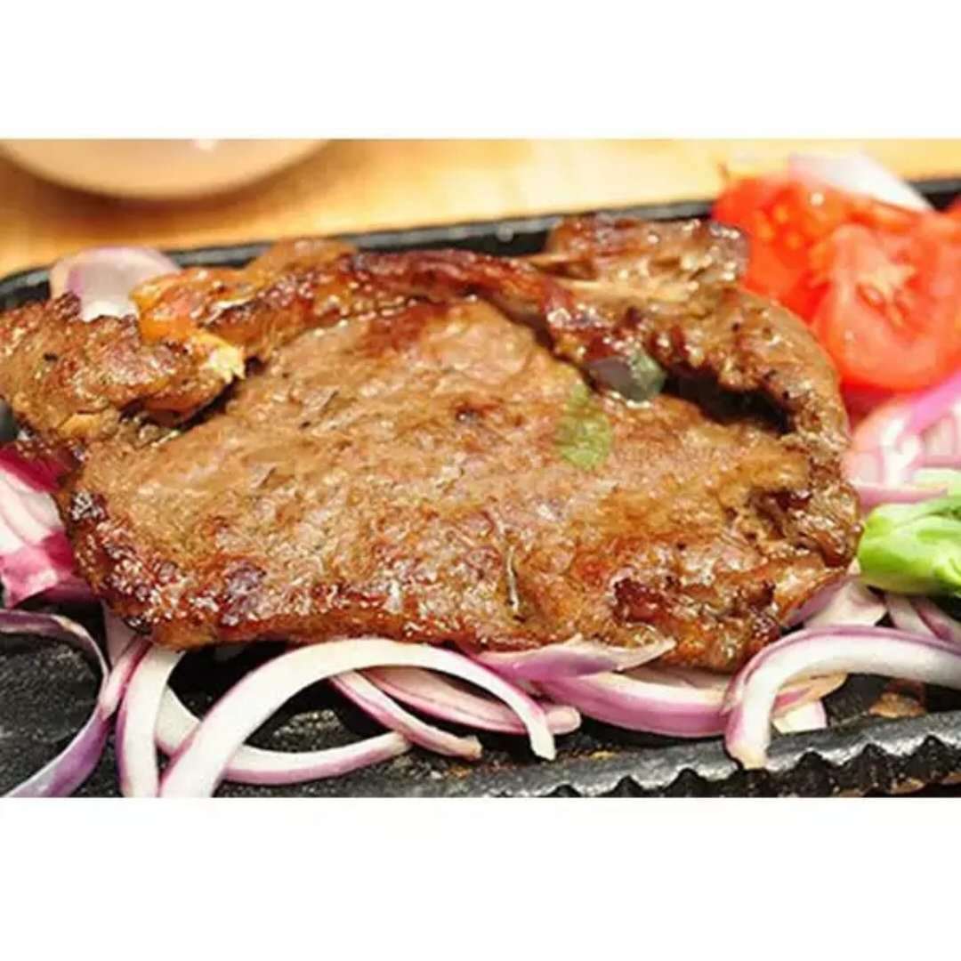 冷冻 黑椒猪扒猪排半成品黑椒猪排 煎炸烤西餐小吃店400/克